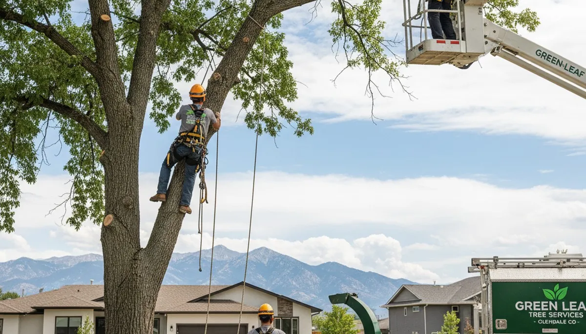 Professional tree removal service in Denver, CO by certified arborists at Denver Colorado Tree Service