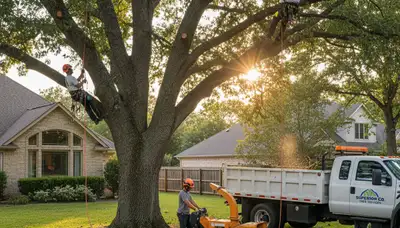 Professional tree removal service in Denver CO safely cutting and clearing trees for property maintenance