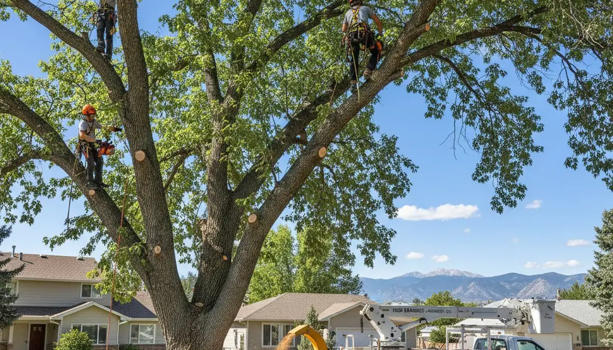 Professional tree removal services in Denver, CO by expert arborists at Denver Colorado Tree Service